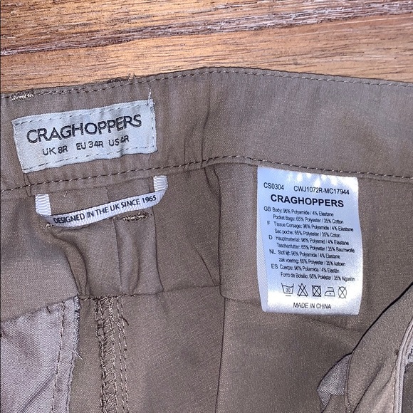 Craghoppers Kiwi Pro Stretch Trouser Pants Size 4 - Picture 10 of 11